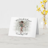 J'aime ma carte de grenouille (Fleur jaune)