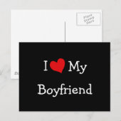 J'Aime Ma Carte Postale Boyfriend (Devant / Derrière)