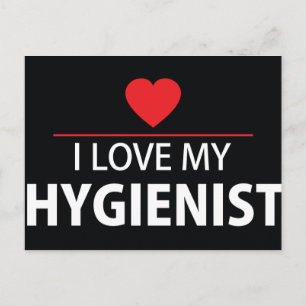 J'Aime Ma Carte Postale Hygiéniste
