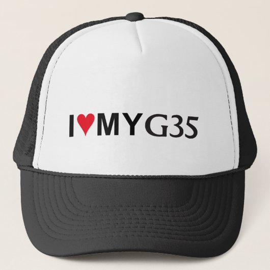 J'aime ma casquette de baseball G35 (Devant)