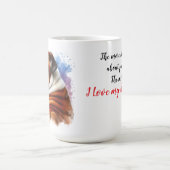 J'Aime Ma Coupe De Mug De Café Bulldog (Centre)