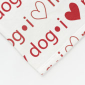 J'aime ma couverture en toison de chien avec les C (Coin)