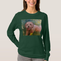 J'aime ma douille de T-shirt de Labradoodle longue