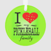 J'aime ma famille de Pickleball (dos)