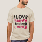 J'aime ma femme géniale Mens T-Shirt (Devant)