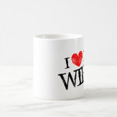 J'aime ma femme Valentines Jour mug pour mari (Centre)