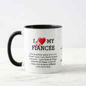 J'AIME MA FIANCÉE Custom Christian Mug (Gauche)