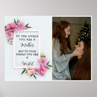 J'aime ma maman Poster Fleuriste de la fête des mè