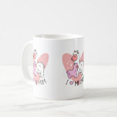J'Aime Ma Mère Alpacas Mug (Devant gauche)