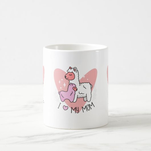 J'Aime Ma Mère Alpacas Mug (Centre)