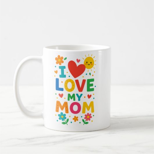 J'Aime Ma Mère Mug (Gauche)