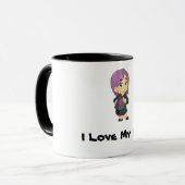 J'Aime Ma Mère Mug (Devant gauche)