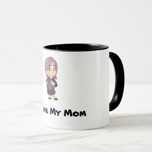 J'Aime Ma Mère Mug (Devant droit)