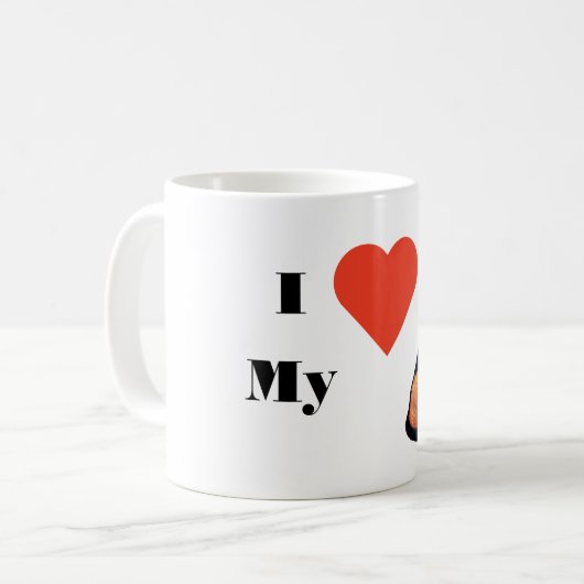 J'aime ma Mug berger allemande (Devant gauche)