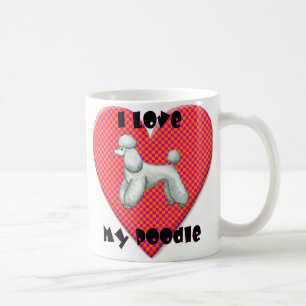 J'Aime Ma Mug De Café Coeur De Poodle