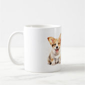 J'Aime Ma Mug De Café Corgi (Gauche)