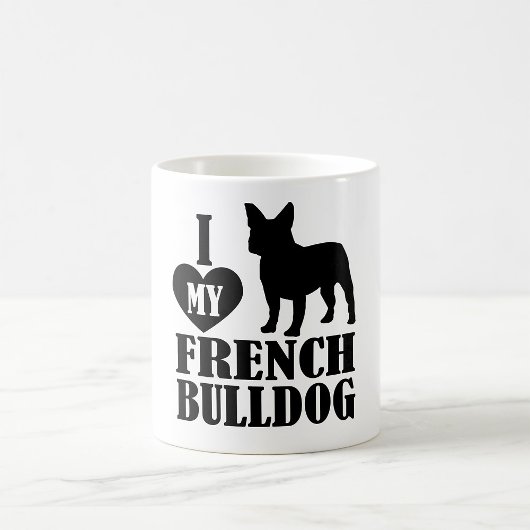 J'Aime Ma Mug De Café Français Bulldog