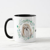 J'Aime Ma Mug De Café Shih-Tzu Wreath (Gauche)