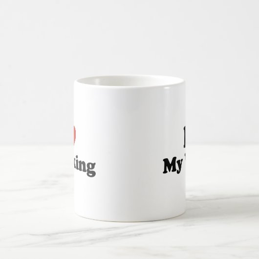 J'Aime Ma Mug De Café Viking (Centre)