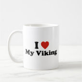 J'Aime Ma Mug De Café Viking (Gauche)
