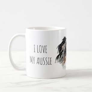 J'aime ma Mug de Chien Aussie