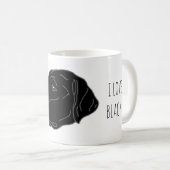 J'Aime Ma Mug De Chien Du Black Lab (Devant droit)