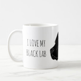 J'Aime Ma Mug De Chien Du Black Lab