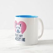J'Aime Ma Mug De Chien Westie (Devant droit)