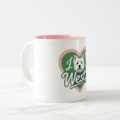 J'Aime Ma Mug De Chien Westie (Devant gauche)