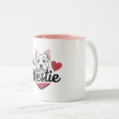 J'Aime Ma Mug De Chien Westie (Devant droit)