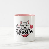 J'Aime Ma Mug De Chien Westie (Centre)