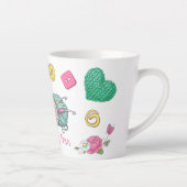 J'Aime Ma Nan Crochet Semaine Latte Mug (Droite)