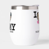 J'aime ma photo et mon texte personnalisés (Gauche)