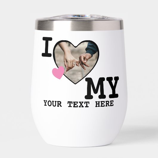 J'aime ma photo et mon texte personnalisés (Avant)