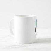 J'aime ma planète mug (Devant gauche)