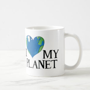 J'aime ma planète mug