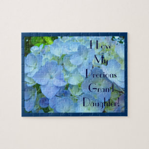 J'aime ma précieuse petite-fille ! puzzle Floral