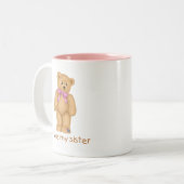 J'Aime Ma Soeur Mug Café (Devant gauche)