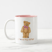 J'Aime Ma Soeur Mug Café (Gauche)