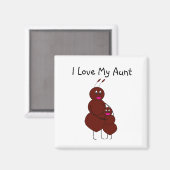 J'Aime Ma Tante Ant Magnet (Recto/Verso)