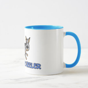 j'aime ma tasse bleue de heeler