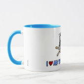 j'aime ma tasse bleue de heeler (Gauche)