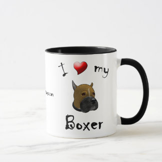 J'aime ma tasse de boxeur
