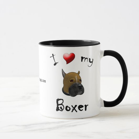 J'aime ma tasse de boxeur (Droite)