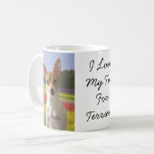 J'aime ma tasse de café de chiens (Devant gauche)