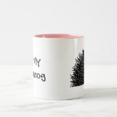 J'aime ma tasse de café de hérisson (Centre)