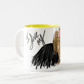 J'aime ma tasse de café de Yorkie (Devant gauche)