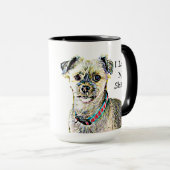 J'aime ma tasse de café Shitzu (Devant droit)