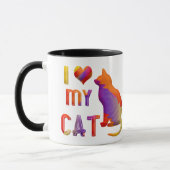 J'aime ma tasse de chat (Gauche)