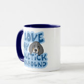 J'aime ma tasse de Coonhound de Bluetick (Devant gauche)